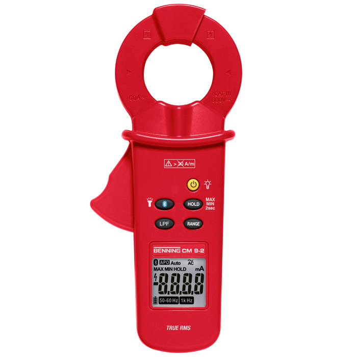 Benning CM9-2 Lekstroomtang TRMS 1uA-60A Bluetooth