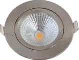 Thon 22032 ledspot rond 5W 2700K 450lm nikkel IP65