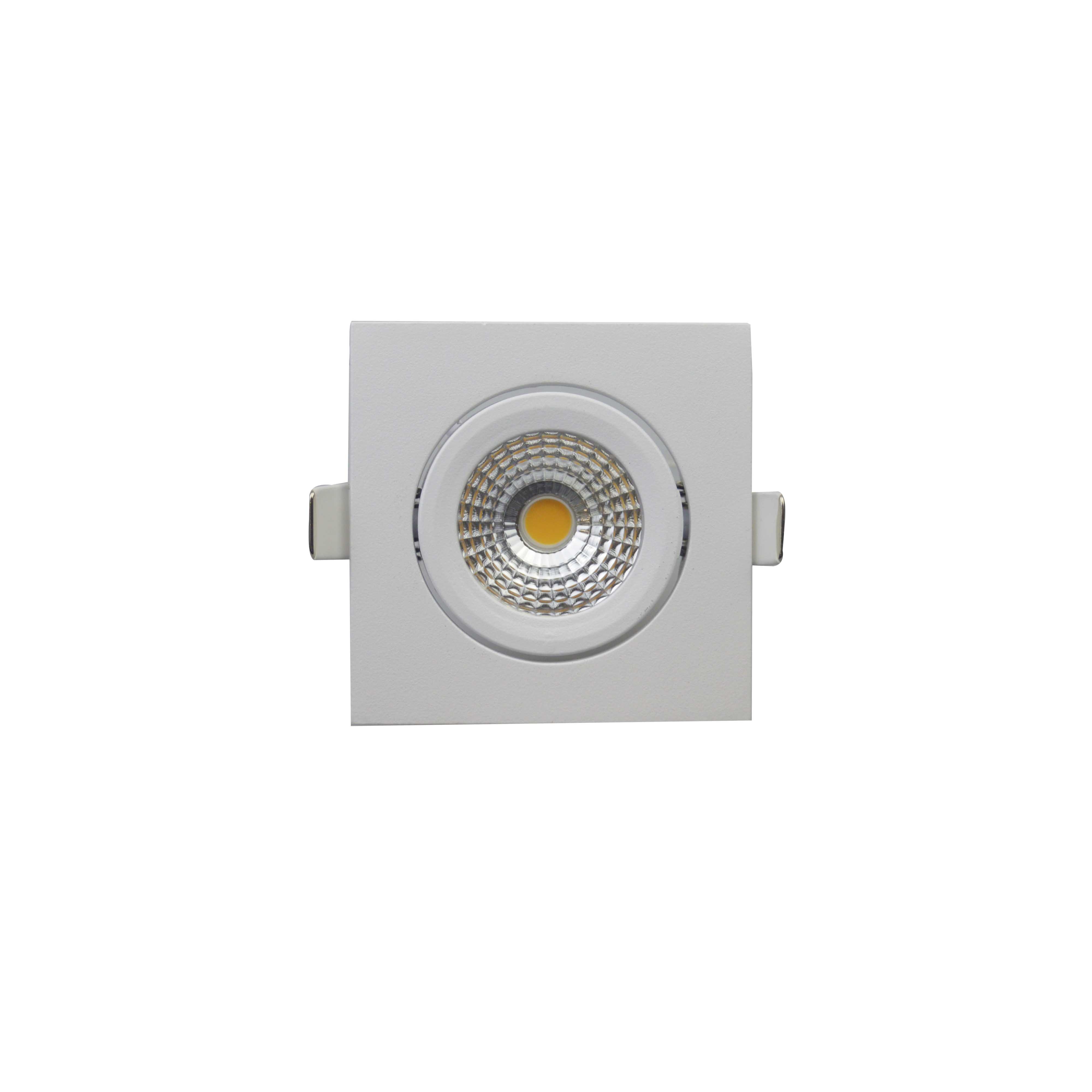 Thon 22051 ledspot vierkant 5W 2700K 450lm wit IP65