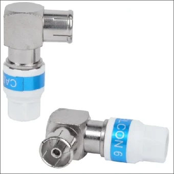 Cablecon coax connector female haaks 90-IECF-56 5,1