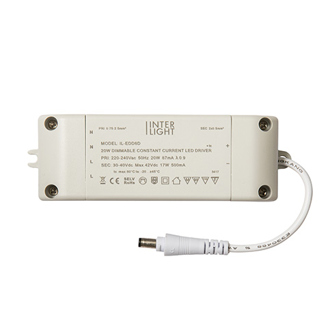 IL-EDD8D LED Downlight driver 20W/500mA 230V DIMBAAR
