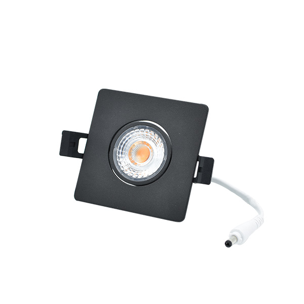 IL-DCMS8K27B LED Camini 8W 36gr dim vierkant zwart