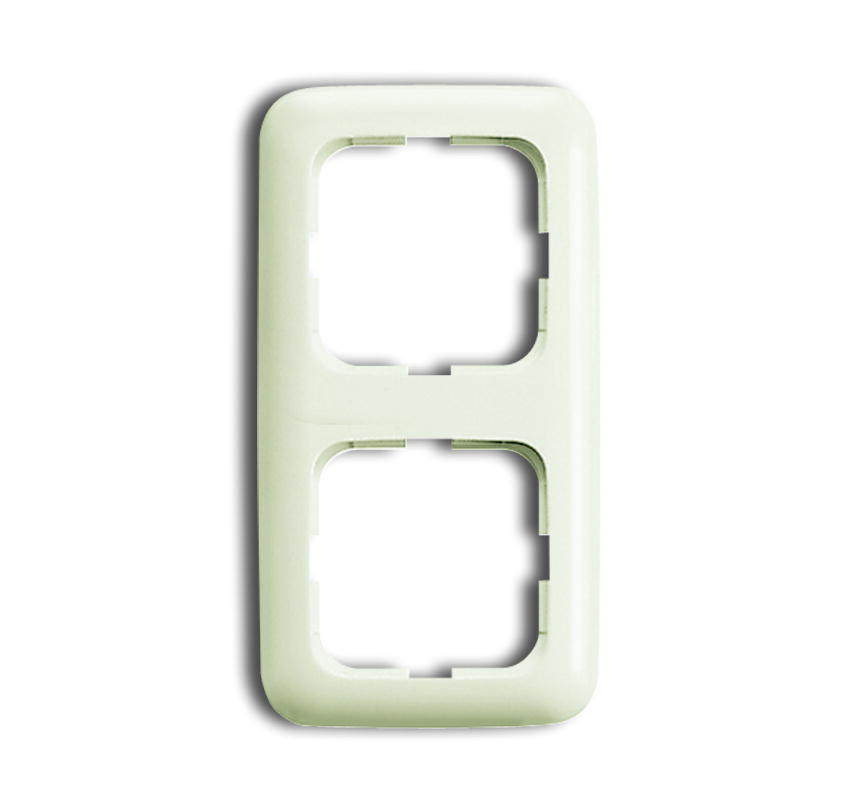 BJ 2512-212-506 creme afdekplaat 2 voudig si