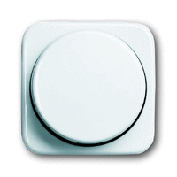 BJ 2115-214 cpl+knop voor dimmer alpinwit