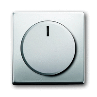 BJ 6540-866-102 Cpl+Knop voor dimmer Pure RVS