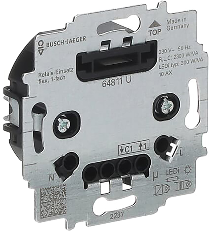 BJ 64811 U Flex Relaissokkel 1-v