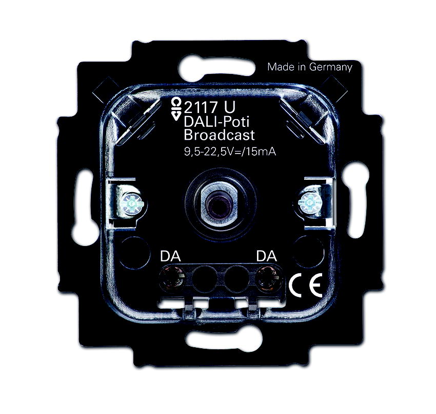 BJ 2117 U DALI pot-meter Broadcast Inbouw