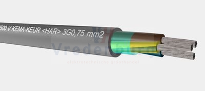 Edrateen H05GG-F 3x1.00mm2
