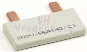 Eaton 6042810 kamrail vlak 18mm 2pin geisoleerd