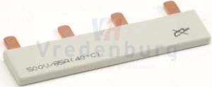 Eaton 6042812 kamrail vlak 18mm 4pin geisoleerd