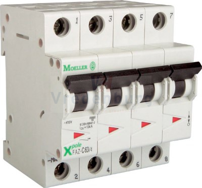 Eaton FAZ-C16/3N installatieautomaat 3P+N/16A