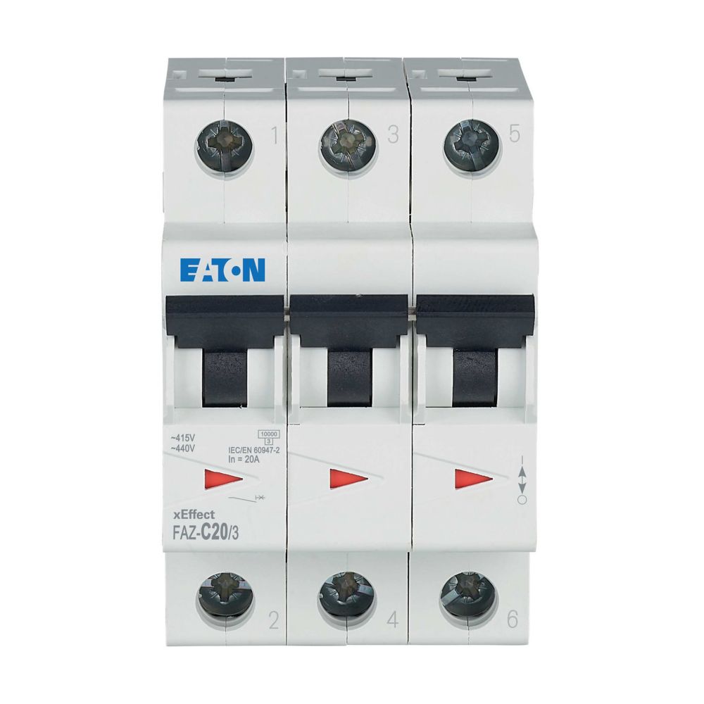 Eaton FAZ-C20/3 installatieautomaat 3P/20A