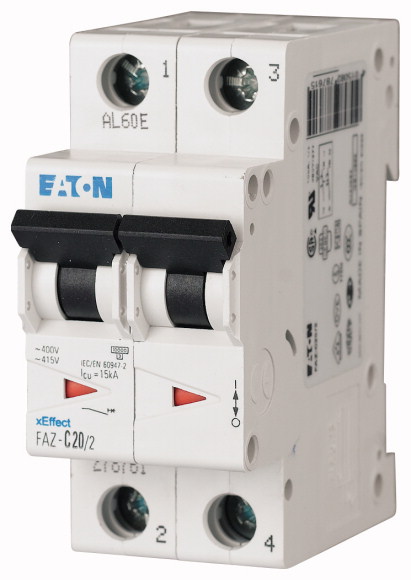Eaton FAZ-D20/2 Installatieautomaat 2P /20A
