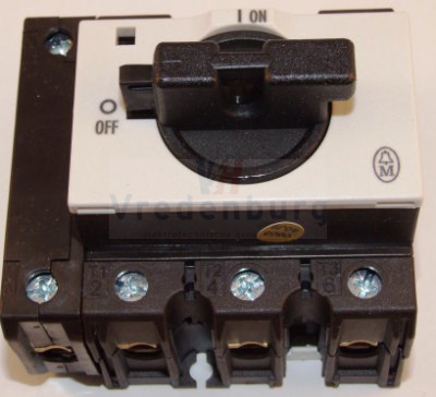 Eaton P3-63/IVS/N hoofdschakelaar 4p/63A draai