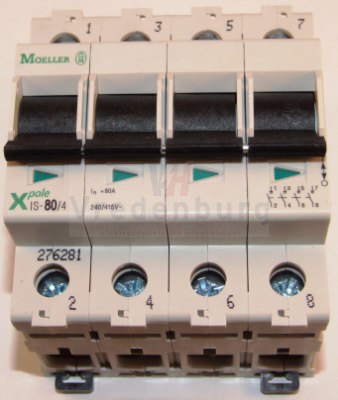 Eaton 276281 IS-80/4 hoofdschakelaar 4p 80A